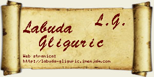 Labuda Gligurić vizit kartica